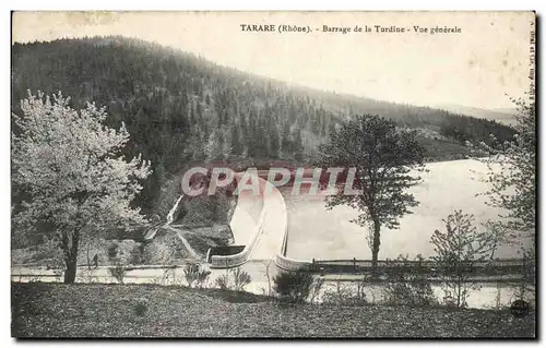 Ansichtskarte AK Tarare Barrage de la Turdine Vue Generale