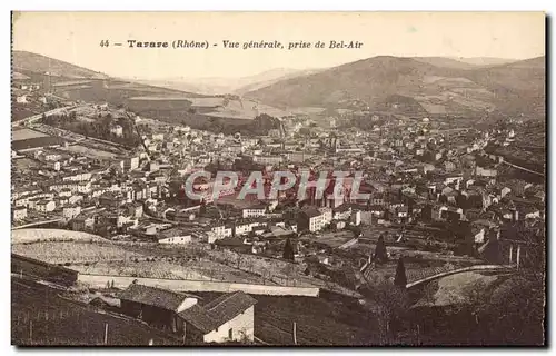 Cartes postales Tarare Vue Generale Prise de bel Air