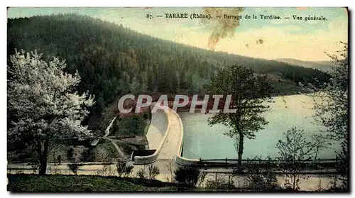 Cartes postales Tarare Barrage de la Turdine Vue Generale