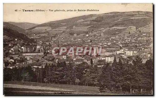 Ansichtskarte AK Tarare Vue Generale Prise de Sainte Madeleine