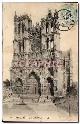 Cartes postales Amiens La Cathedrale