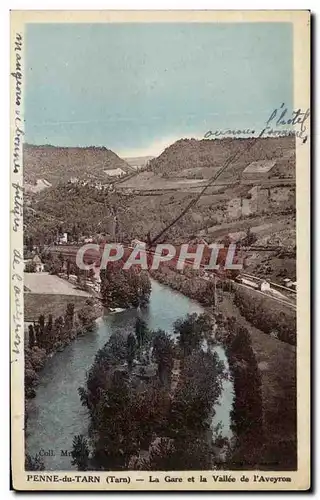 Cartes postales Penne du Tarn La Gave et la Vallee de l'Aveyron