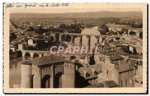 Cartes postales Albi Vue Generale Sur La Vieille Ville