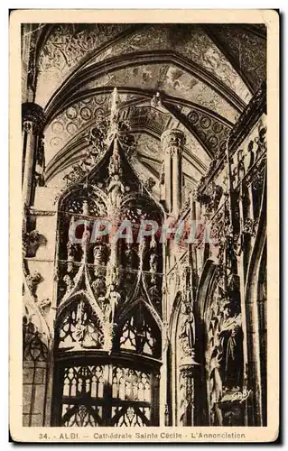 Cartes postales Albi Cathedrale Sainte Cecile L'Annonclation