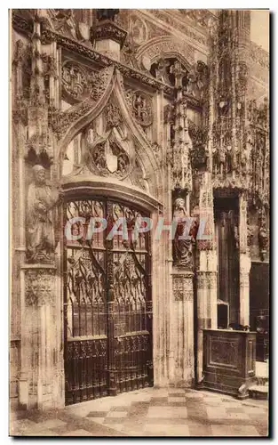 Ansichtskarte AK Albi Cathedrale Sainte Cecile Porte du Choeur Et La Chaire