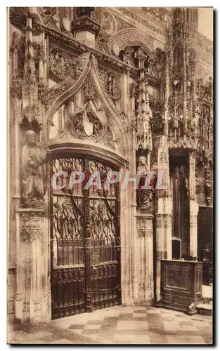 Cartes postales Albi Cathedrale Sainte Cecile Porte du Choeur Et La Chaire