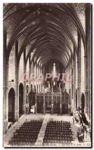 Ansichtskarte AK Albi La Cathedrale Ste Cecile La Nef et Le Jube