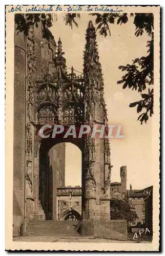 Ansichtskarte AK Albi (Tarn) Cathedrale Ste Cecile Le Baldaquin