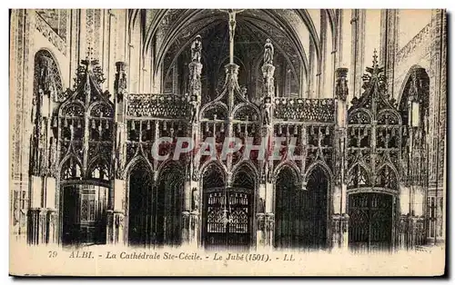 Cartes postales Albi La Cathedrale Ste Cecile Le Jube