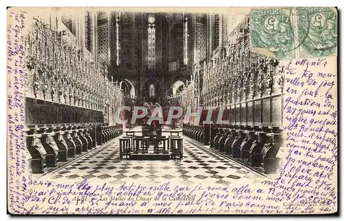 Cartes postales Albi Les Stalles du Chaeur de la Cathedrale