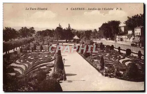 Ansichtskarte AK Castres Jardin de l&#39Eveche