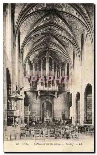 Cartes postales Albi Cathedrale Sainte Cecile La Nef Orgue