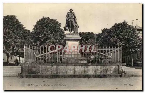 Cartes postales Albi La Statue de La Perouse