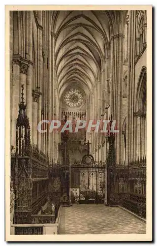 Cartes postales Cathedrale d&#39Amiens Les Stalles et la Nef