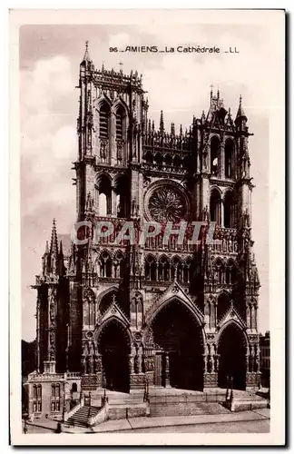 Cartes postales Amiens La Cathedrale