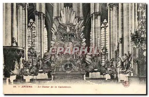 Cartes postales Amiens Le choeur de la Cathedrale