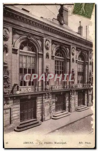 Cartes postales Amiens Le Theatre Municipal