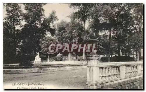 Cartes postales Limoges Jardin d&#39Orsay