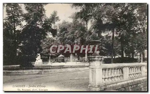 Cartes postales Limoges Jardin d'Orsay