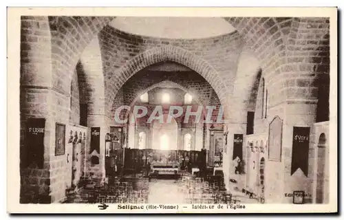 Cartes postales Soligac Interieur de l'Eglise