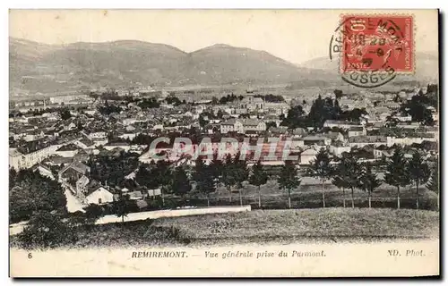 Ansichtskarte AK Remiremont Vue Generale Prise du Parmont