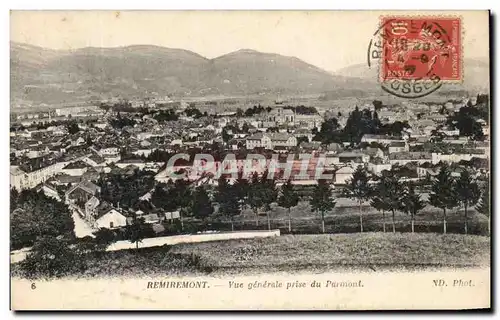 Cartes postales Remiremont Vue Generale Prise du Parmont