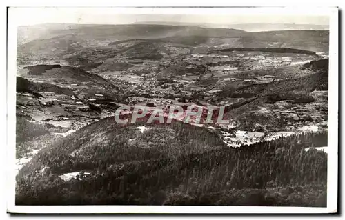 Cartes postales Ballon d'Alsace Vue Vers la Vallee de la moselle