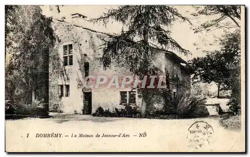 Cartes postales Domremy La Maison de Jeanne d'Arc