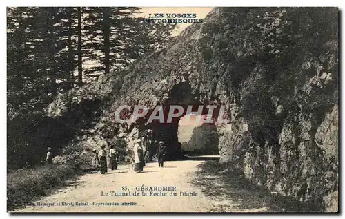 Cartes postales Gerardmer Le Tunnel de la Roche du Diable