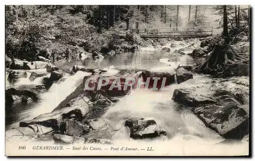 Cartes postales Gerardmer Saut des Cuves Pont d&#39Amour