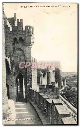 Cartes postales Cite de Carcassonne L&#39Echauguette