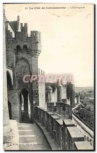 Cartes postales Cite de Carcassonne L'Echauguette
