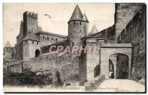 Cartes postales Cite De Carcassonne Les Avant Portes de l&#39Aude