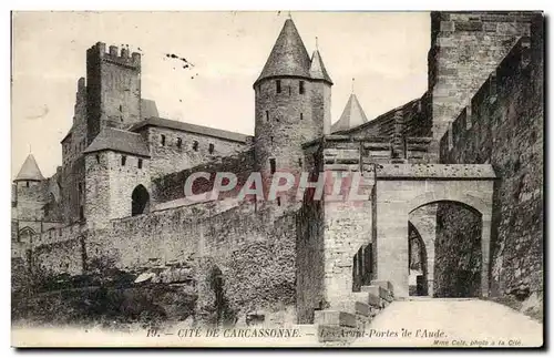 Cartes postales Cite De Carcassonne Les Avant Portes de l'Aude