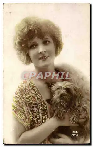 Cartes postales Femme Chien