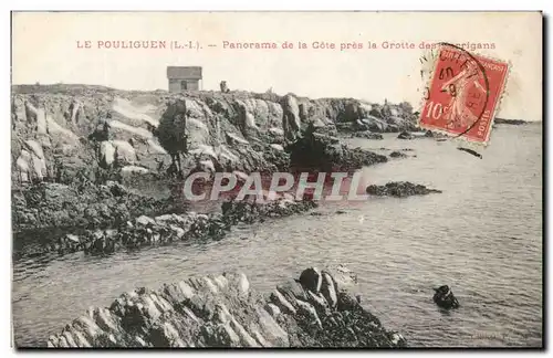 Cartes postales Le Pouliguen Panorama de la Cote Pres la Grotte des Carrigans