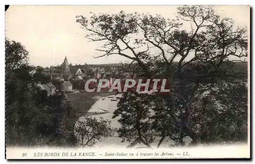 Cartes postales Les Bords De La Rance Saint Suliac vu a Travers Les Arbres