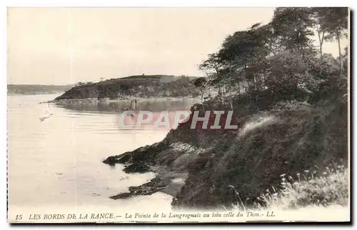 Cartes postales Les Bords De La Rance La Pointe De La Langrognais Au Loin celle du Thon