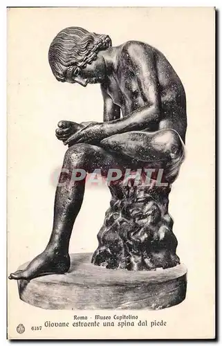 Cartes postales Roma Musea Capitolino Giovane Estraente Una Spina Dal Piede