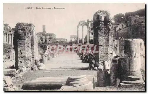 Cartes postales Roma Foro Romano Panorama