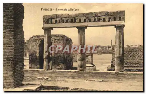 Cartes postales Pompei Il Foro Visto Dalle Curie