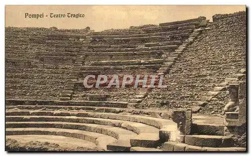 Ansichtskarte AK Pompei Teatro Tragico