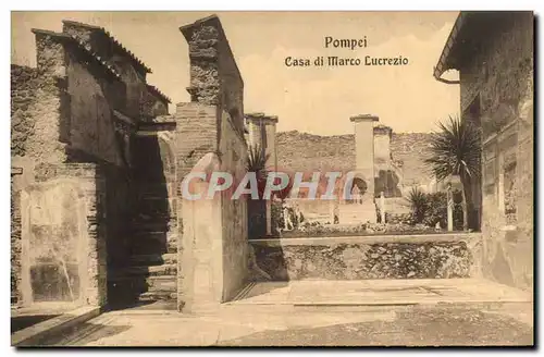 Ansichtskarte AK Pompei Casa di Marco Lucrezio