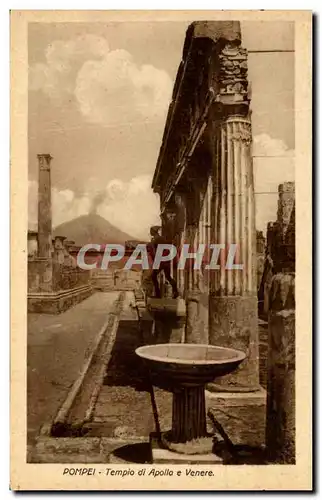 Cartes postales Pompei Tempio di Apollo e Venere