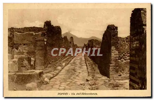 Cartes postales Pompei Via dell&#39Abbondanza