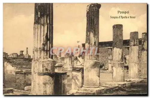 Cartes postales Pompei Tempio d&#39Apolle e Vener