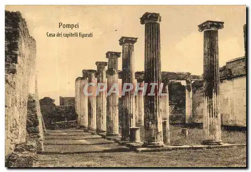 Cartes postales Pompei Casa dei Capitelli figurati