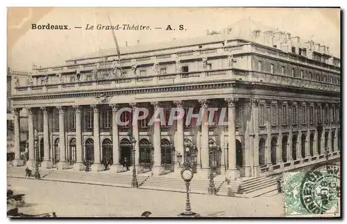 Cartes postales Bordeaux Le Grand Theatre