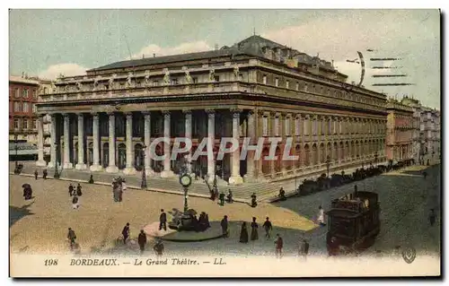 Cartes postales Bordeaux Le Grand Theatre