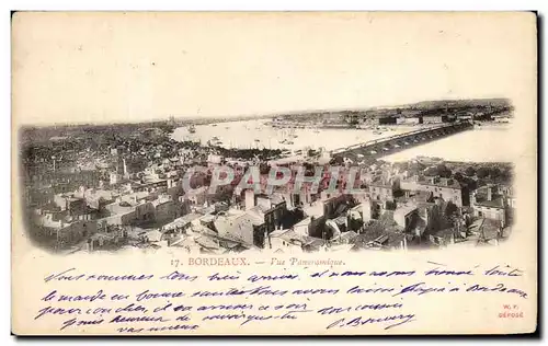 Cartes postales Bordeaux Vue Panoramique